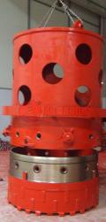 Twister (above) & Casing Shoe with ware protection plates (below) of Ã˜1500mm outer diameter.